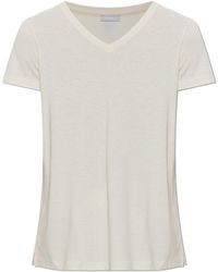 Hanro - T-Shirt From The 'Sleep & Lounge' Collection - Lyst