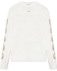 Off-White c/o Virgil Abloh - Sweater With Logo - Lyst