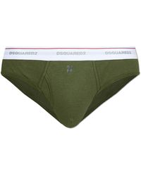 DSquared² - Ribbed Briefs With Logo - Lyst