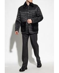 Versace - Wool Pleat-Front Trousers - Lyst
