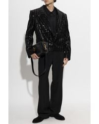 Balmain - Wool Pleated Trousers - Lyst