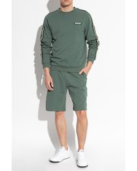 EA7 - Sweatshirt With Logo Patch - Lyst
