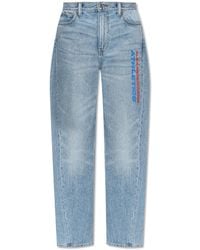 Alexander Wang - Jeans With Printed Logo - Lyst