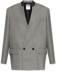 Moschino - Double-Breasted Loose-Fit Blazer - Lyst