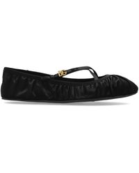 Dolce & Gabbana - Satin Ballet Flats - Lyst