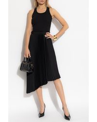 McQueen - Dress With Pleated Skirt - Lyst