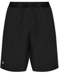 Lacoste - Shorts With Logo Patch - Lyst