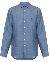 Etro - Linen Shirt - Lyst