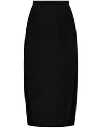 Forte Forte - Skirt With A Side Slit, - Lyst