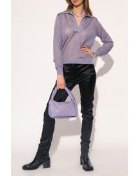 1017 ALYX 9SM Sweater With Collar - Purple