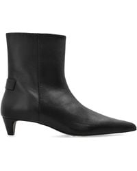 AllSaints - 'Piper' Leather Heeled Ankle Boots - Lyst
