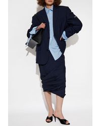 Balenciaga - Skirt With Striped Pattern - Lyst