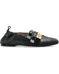 Ganni - Ballet Flats With Straps - Lyst