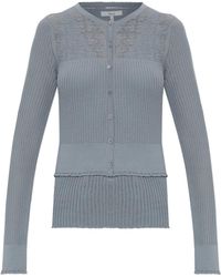 Chloé - Wool Cardigan With Top - Lyst