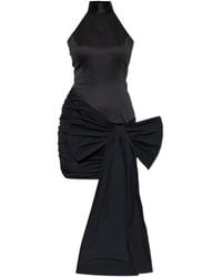 ROTATE BIRGER CHRISTENSEN - Dress With A Bow - Lyst