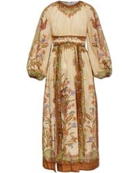 Zimmermann - Dress With Lurex Thread - Lyst