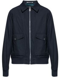 Paul Smith - Cotton Jacket With Collar - Lyst