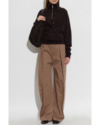 Lemaire - Trousers With A Belt - Lyst