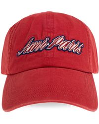 Ami Paris - Cap With Logo - Lyst