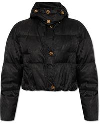 Versace - Jacket With Detachable Hood - Lyst