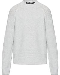 Palm Angels - Crew Neck Sweater - Lyst