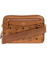 MCM - Shoulder Bag With Monogram - Lyst