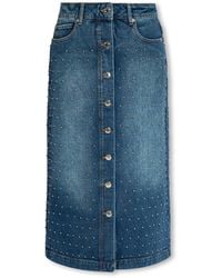 Munthe - 'Lally' Denim Skirt - Lyst