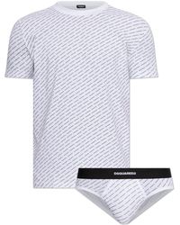 DSquared² - Underwear Set: Briefs, T-Shirt - Lyst