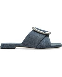 Marc Jacobs - Denim Slides With An Applique - Lyst