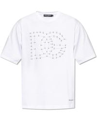 Dolce & Gabbana - T-Shirt With Printed Logo - Lyst