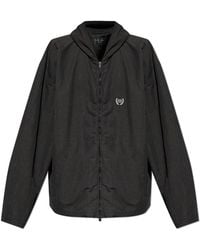 Balenciaga - Oversize Jacket With Hood - Lyst