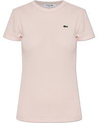 Lacoste - T-Shirt With Logo - Lyst