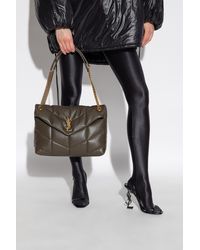 Saint Laurent - Soft Leather Puffer Bag - Lyst
