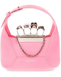 Alexander McQueen - ‘The Jewelled Hobo Mini’ Shoulder Bag - Lyst