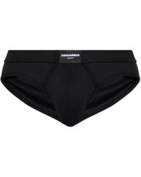DSquared² - Briefs With Logo Patch - Lyst