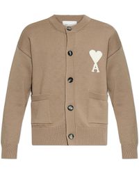 Ami Paris - Cardigan With Pockets - Lyst