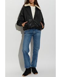 Stand Studio - Leather Jacket 'Tobie' - Lyst