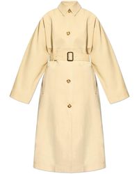 Totême - Coat With Silk Finish, - Lyst