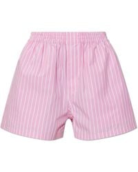 Balenciaga - Striped Pattern Shorts - Lyst