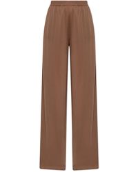 Fabiana Filippi - Satin Wide-Leg Trousers - Lyst
