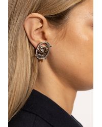 Balenciaga - Brass Earrings - Lyst