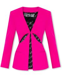 Versace - Blazer With Cut-outs - Lyst