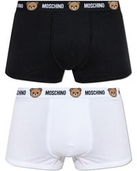 Moschino - 2-Pack Of Cotton Boxers - Lyst