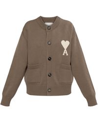 Ami Paris - Cardigan With Pockets - Lyst