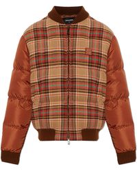 DSquared² - Puffer Jacket With Logo Patch - Lyst