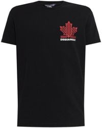 DSquared² - Cotton T-Shirt With Printed Logo - Lyst