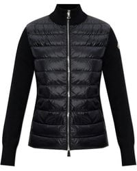 Moncler - Cardigan With Stand-Up Collar - Lyst