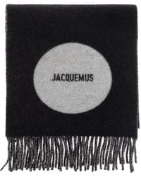 Jacquemus - Wool Scarf With Logo - Lyst