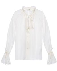 Etro Tie-up Top - White
