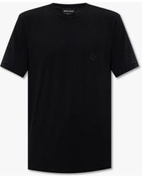 Giorgio Armani - T-shirt With Logo, - Lyst